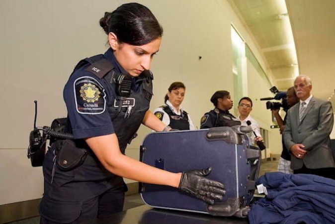 Immigration Check At Aiport